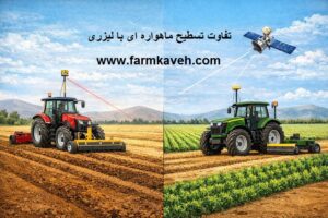 تفاوت تسطیح ماهواره ای با لیزری چیست ؟